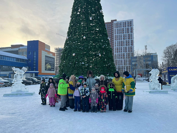 Ледовый городок «Пластилиновая ворона» 
